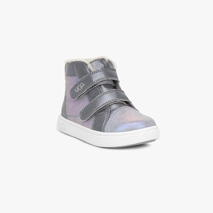 Ugg Rennon II Shimmer Gymnastikskor Barn Silver (235197RMO)